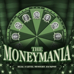 Κουλοχέρης The Moneymania με πράσινη ρουλέτα και δολάρια